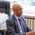  изображение для новости Subrata Das, Minister of the Embassy of India in the Russian Federation at a meeting with Boris Kostishko, USU  rector