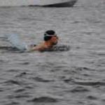  изображение для новости Ulyanovsk winter swimmers conquer Volga river before the Olympic Day Run