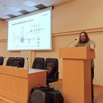  изображение для новости Ilya Timoshkov, Head of   the „Verispeak” company, presents his lectures at USU